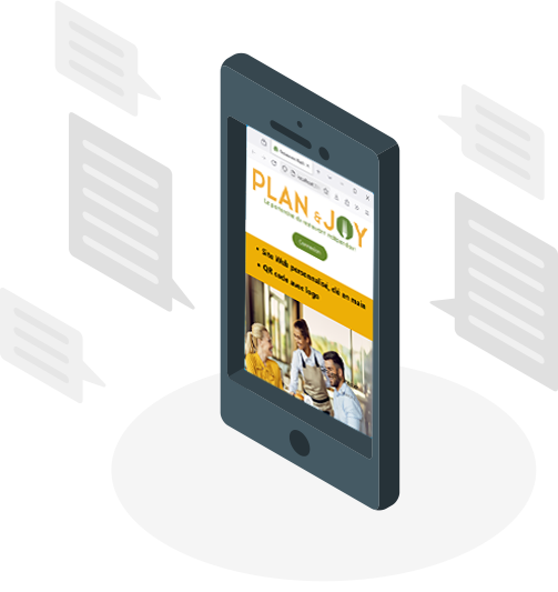 site web restaurant avec réservation intégrée Plan And Joy